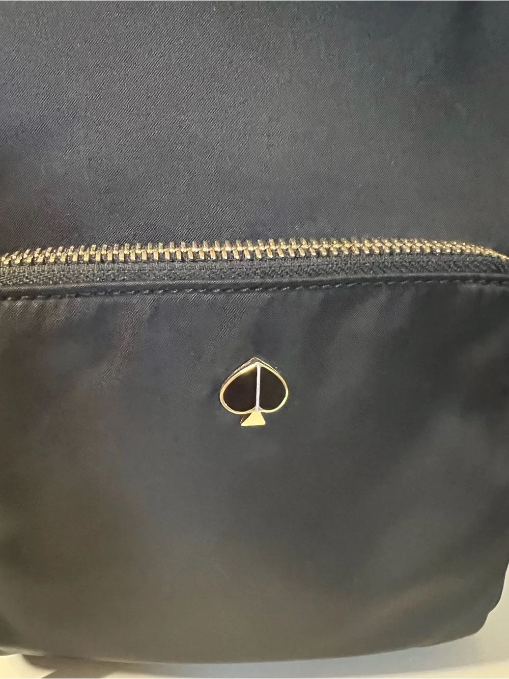 Black Mini Backpack with Front Zip Pocket